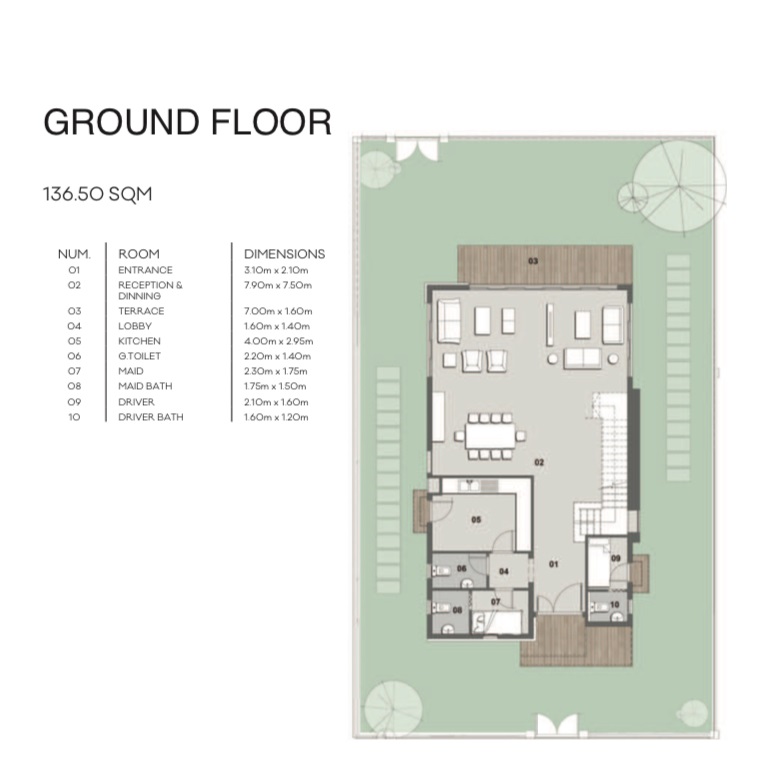 Plan 1 - The Cliff Il Bosco