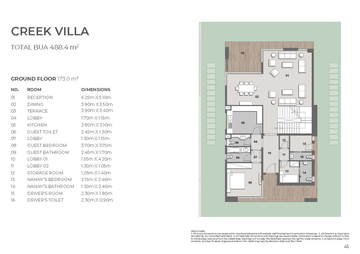 The Creeks Villas floor plan