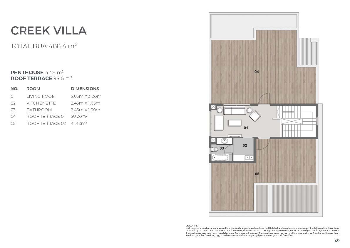 The Creeks Villas floor plan