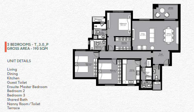 Plan 6 - Clubside Apartments  District 5