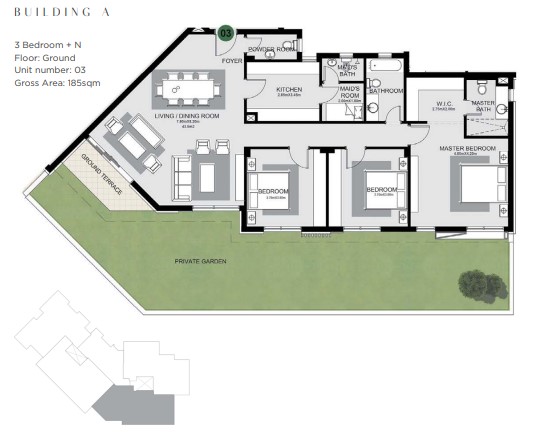 The Estates Residence floor plan
