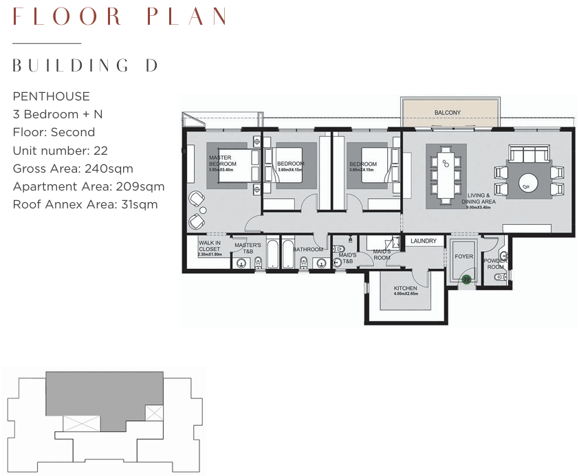 The Estates Residence floor plan