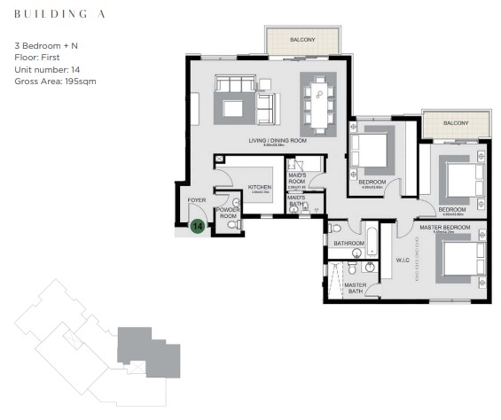 The Estates Residence floor plan