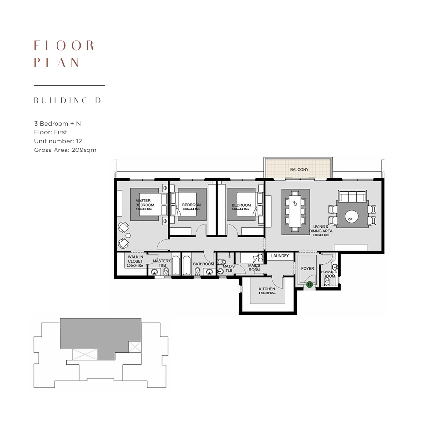 The Estates Residence floor plan