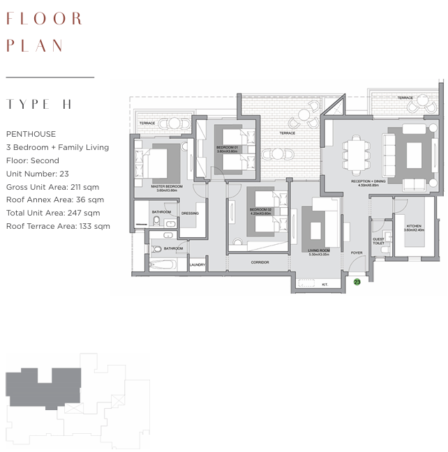 The Estates Residence floor plan