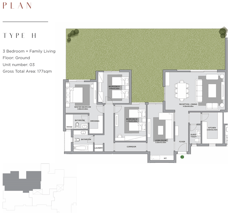The Estates Residence floor plan
