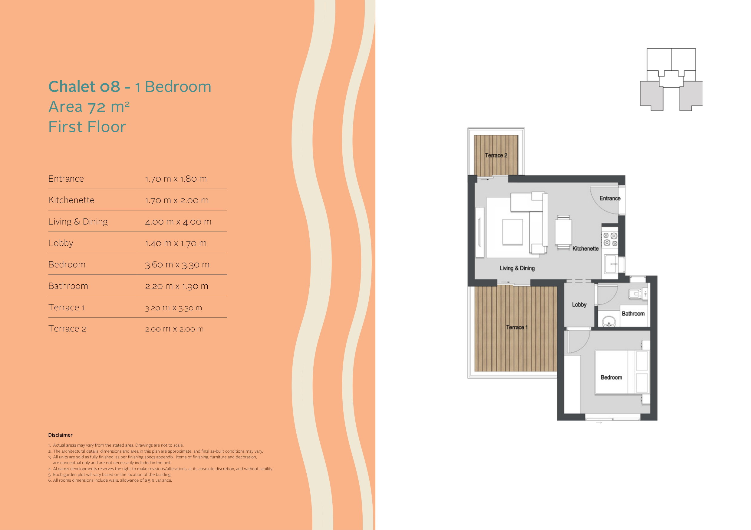 Plan 5 - Serviced Chalets Seazen