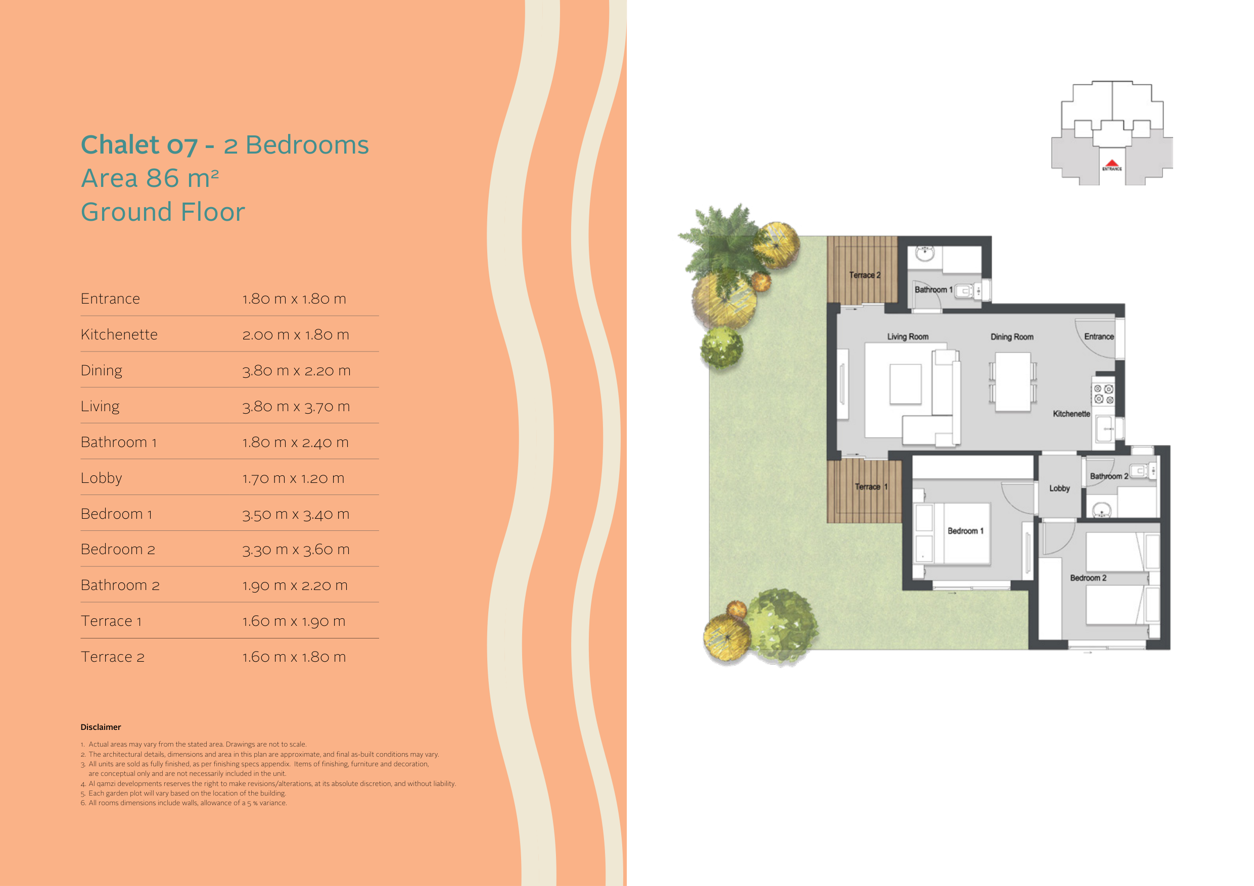 Plan 2 - Serviced Chalets Seazen