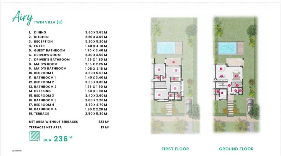ايري floor plan