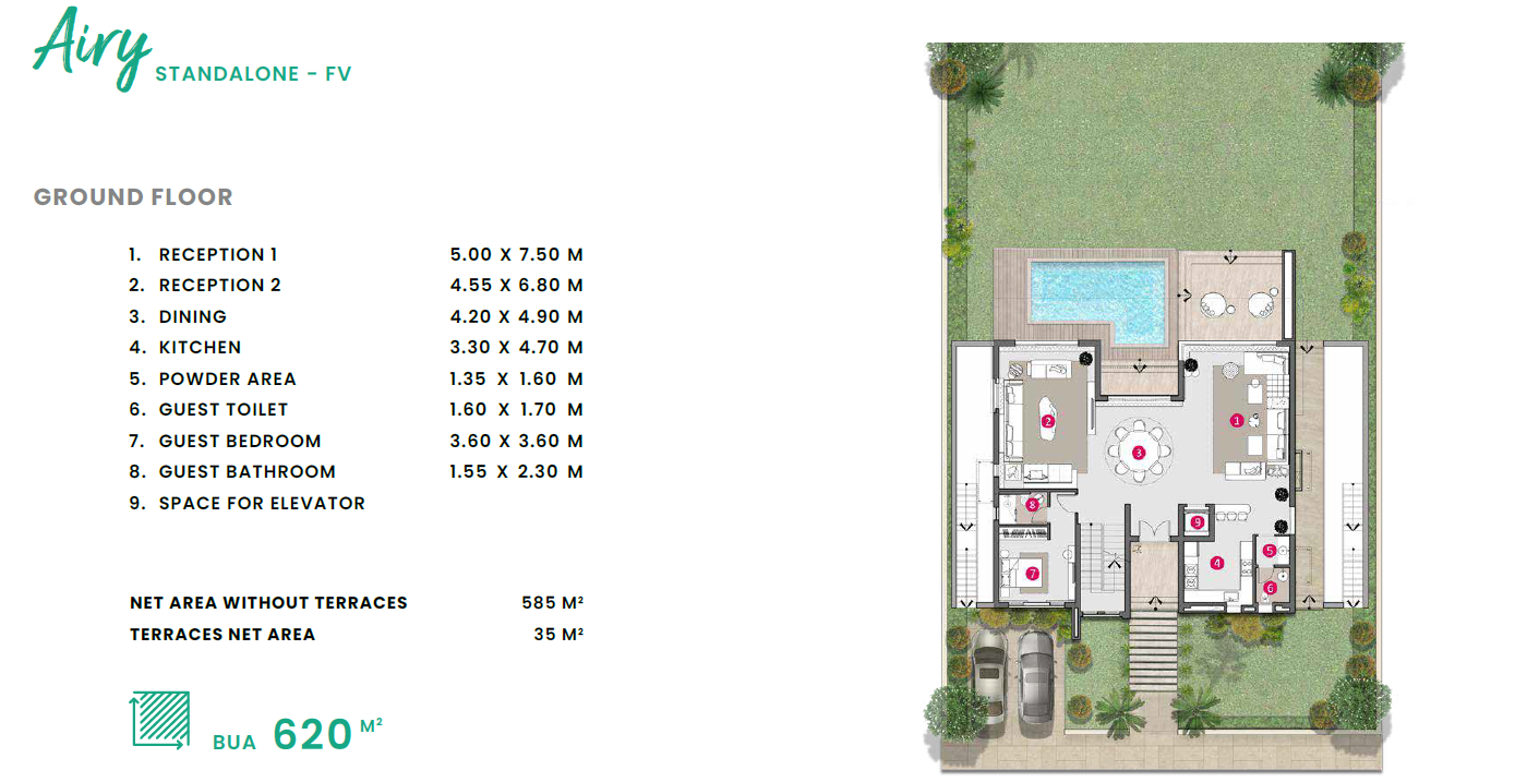 ايري floor plan