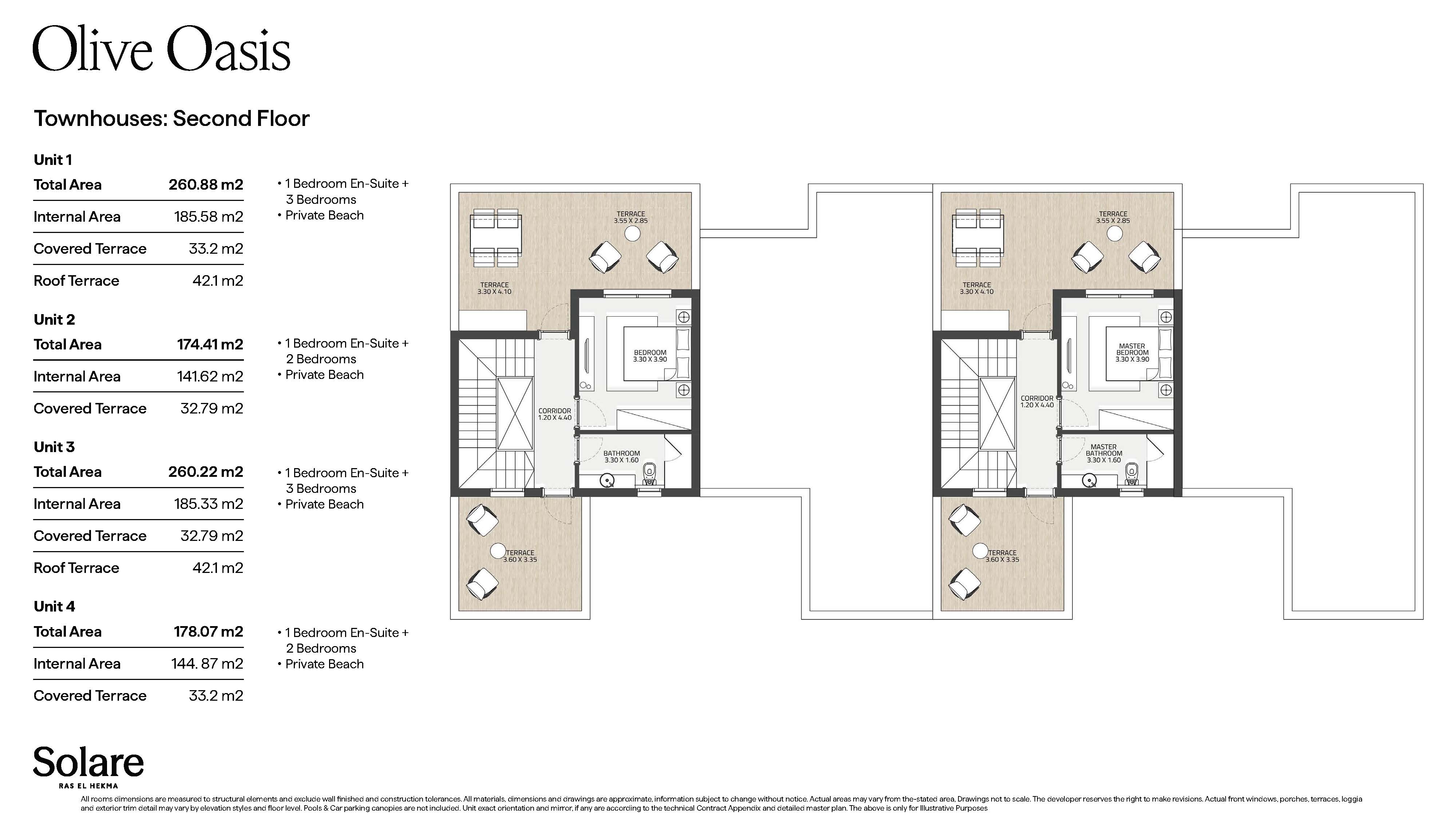 اوليف اواسيز floor plan