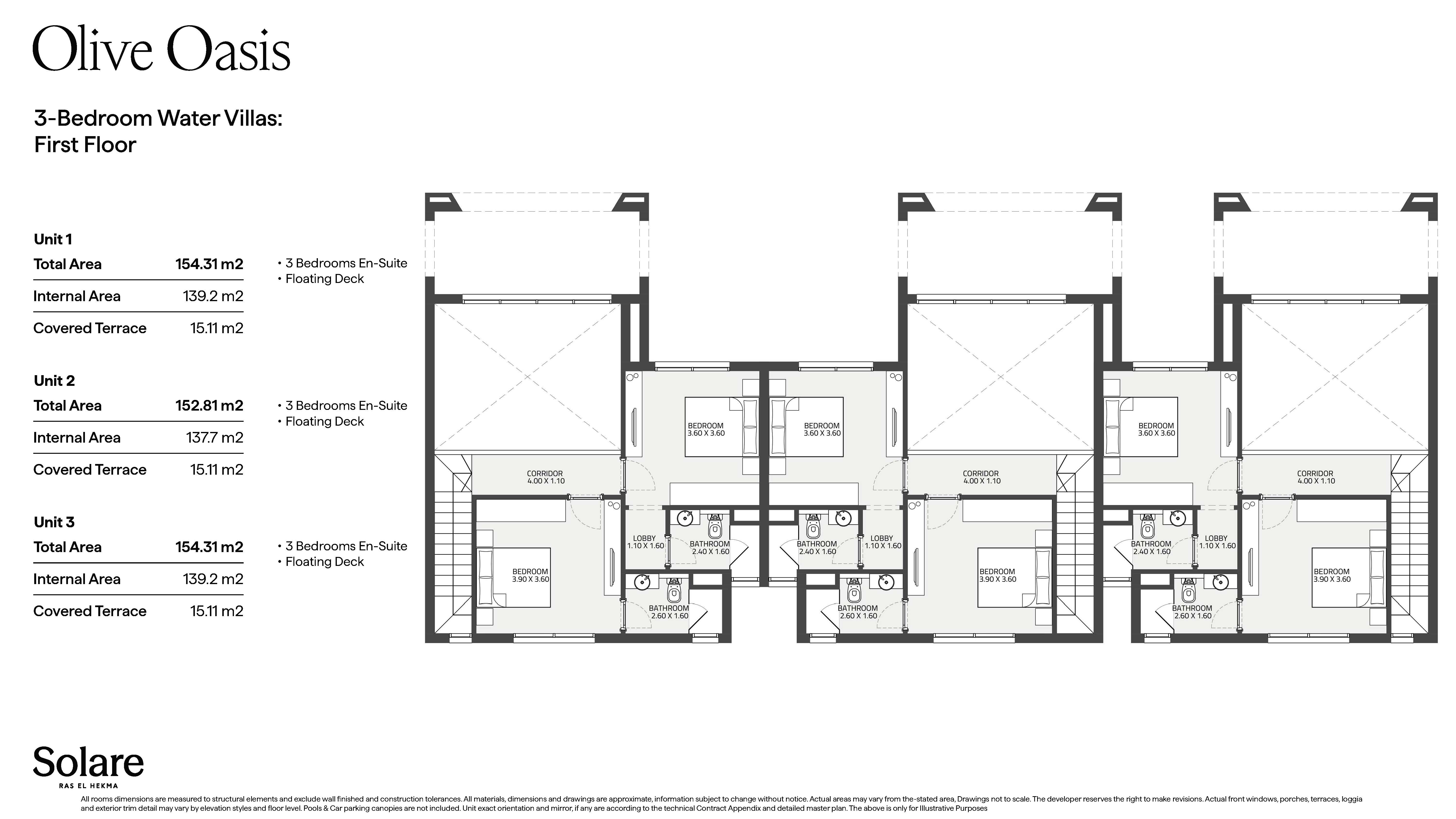 اوليف اواسيز floor plan