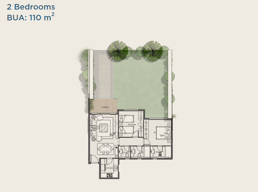 Floor Plan - كمبوند كريك فيو التجمع الخامس Creekview | Mountain View