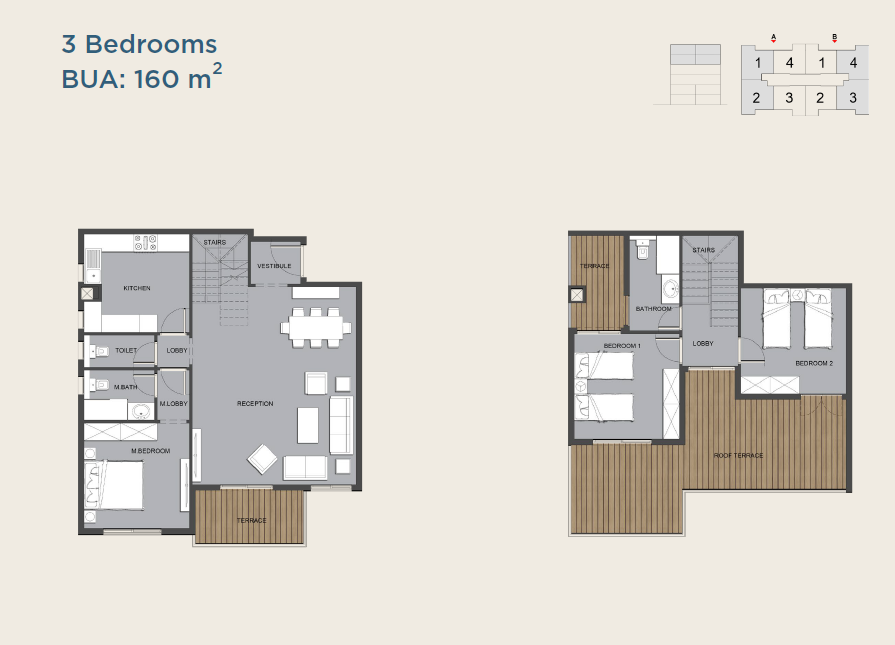 Floor Plan - كمبوند كريك فيو التجمع الخامس Creekview | Mountain View