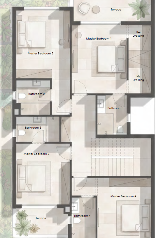 Floor Plan - هاسيندا راس الحكمة