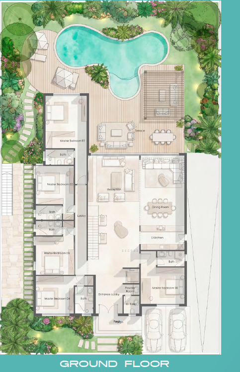Floor Plan - هاسيندا راس الحكمة