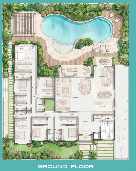 Floor Plan - هاسيندا راس الحكمة
