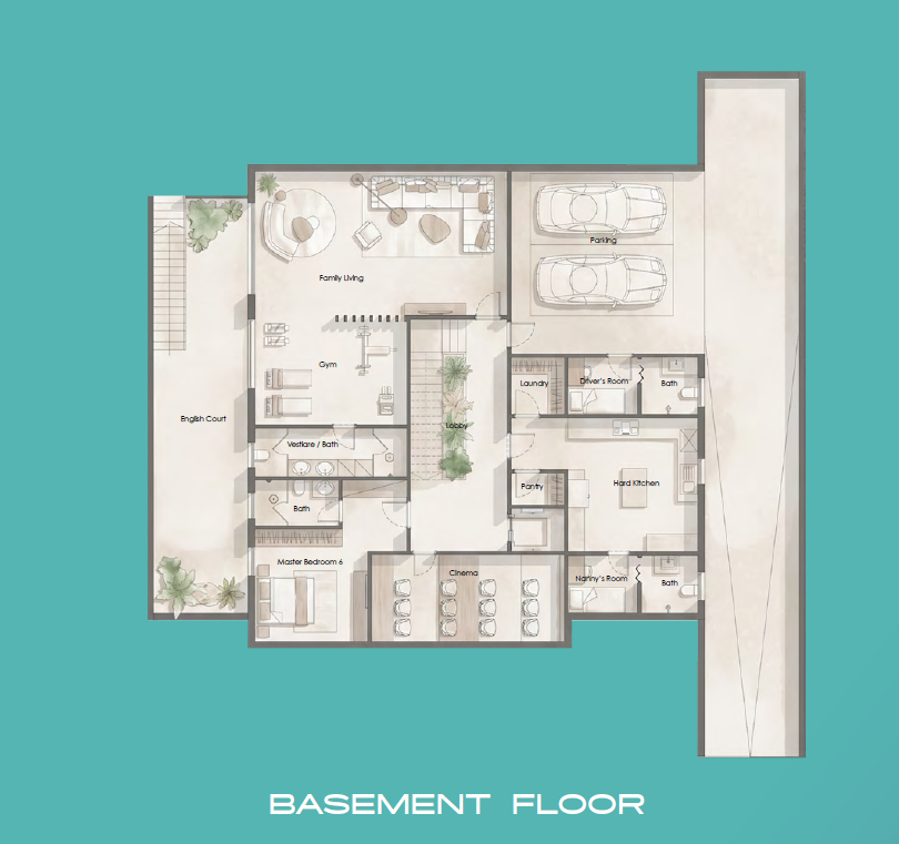 Floor Plan - هاسيندا راس الحكمة