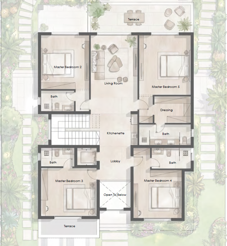 Floor Plan - هاسيندا راس الحكمة
