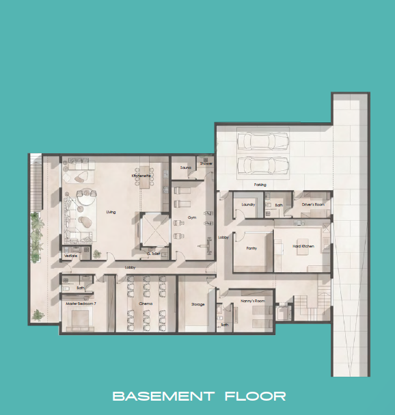 Floor Plan - هاسيندا راس الحكمة