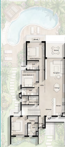 Floor Plan - هاسيندا راس الحكمة