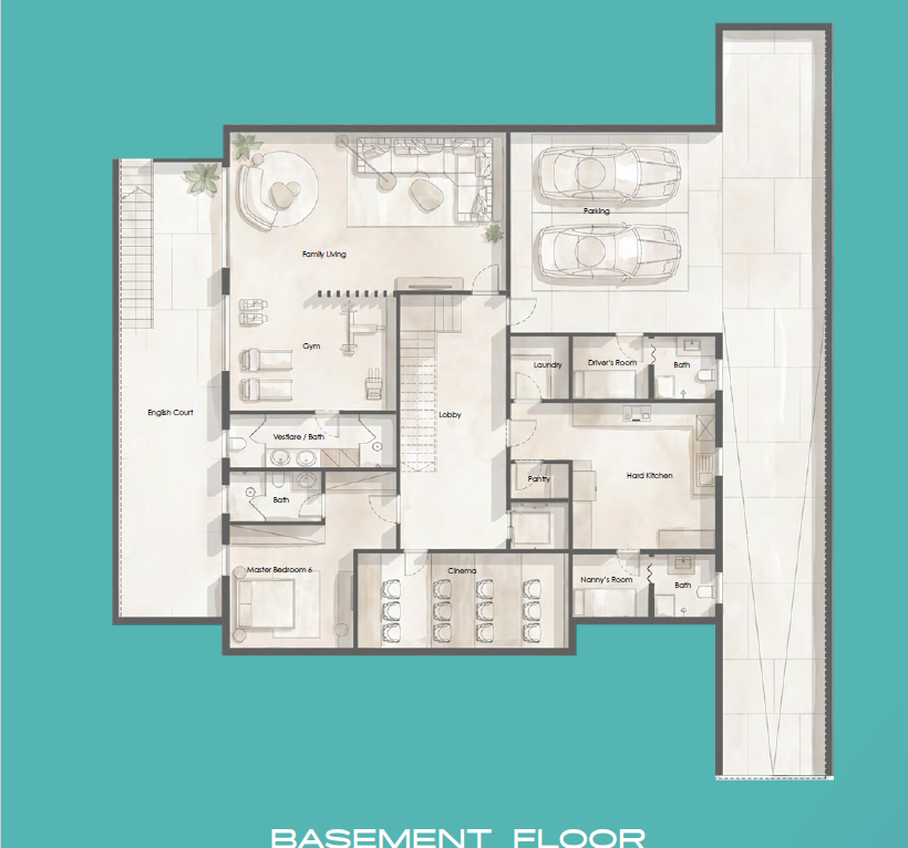 Floor Plan - هاسيندا راس الحكمة