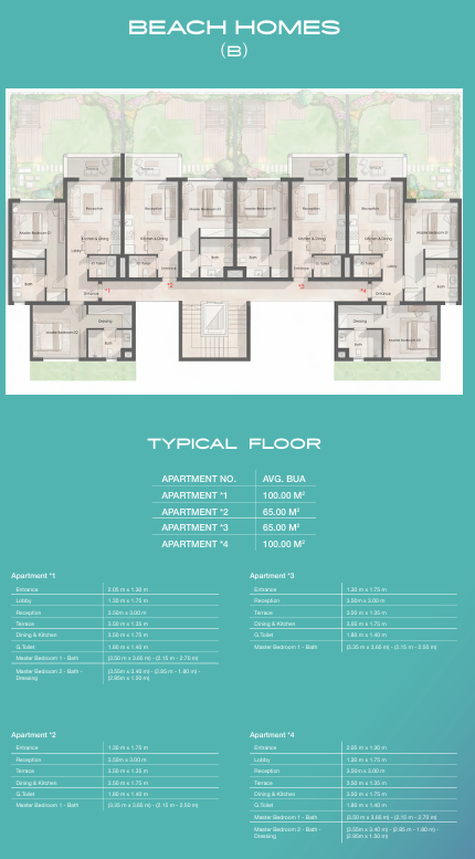 Plan 2 - Hacienda Ras El Hekma Palm Hills