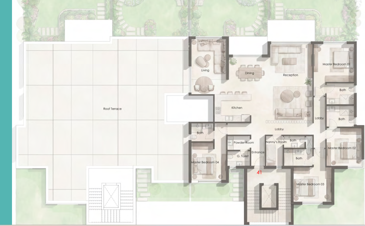 Floor Plan - هاسيندا راس الحكمة
