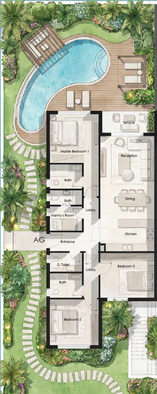 Floor Plan - هاسيندا راس الحكمة