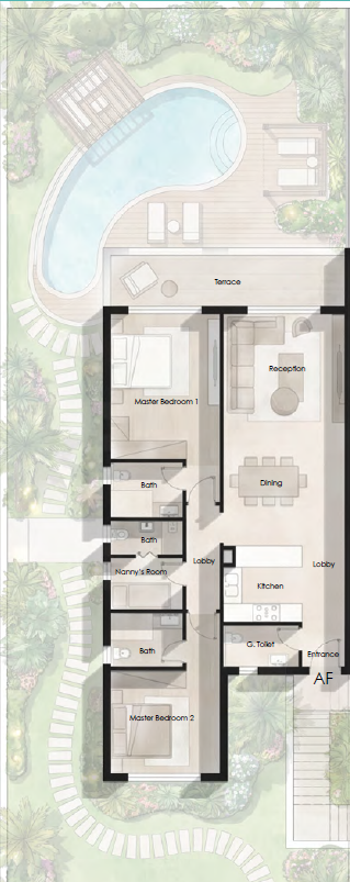 Floor Plan - هاسيندا راس الحكمة