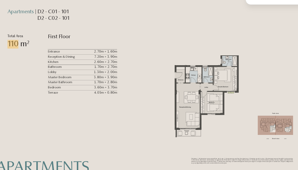 Floor Plan - Compound Vallis New Cairo