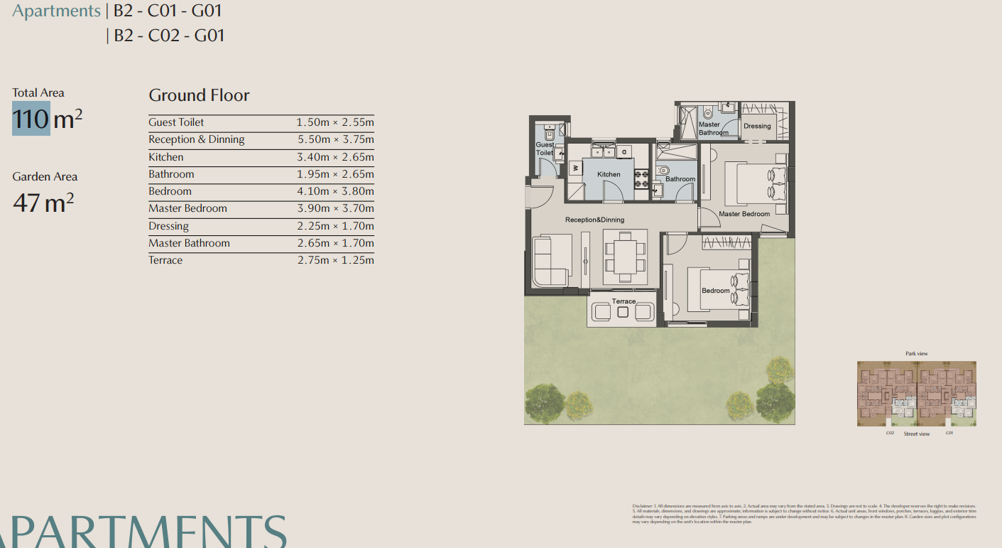 Floor Plan - Compound Vallis New Cairo