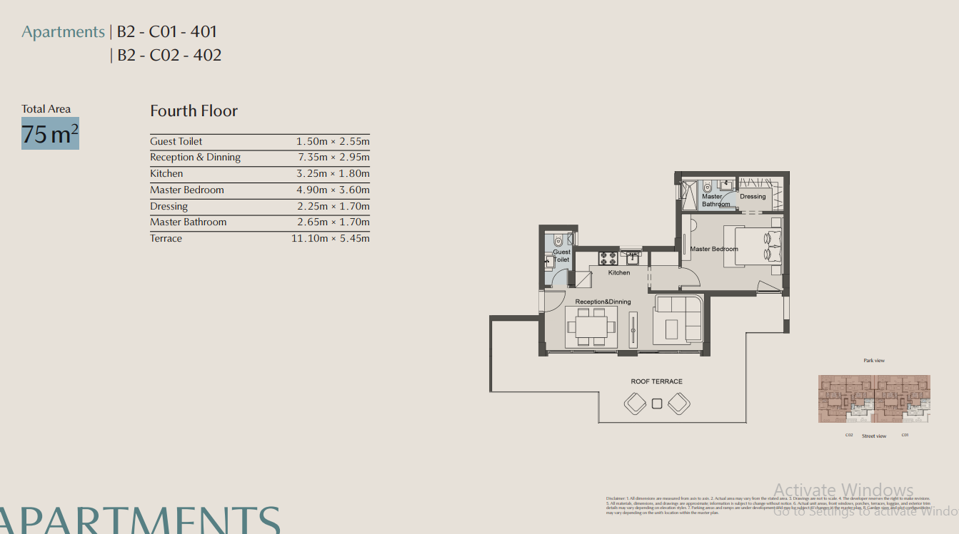 Floor Plan - Compound Vallis New Cairo
