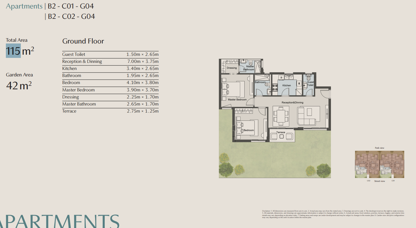 Floor Plan - Compound Vallis New Cairo