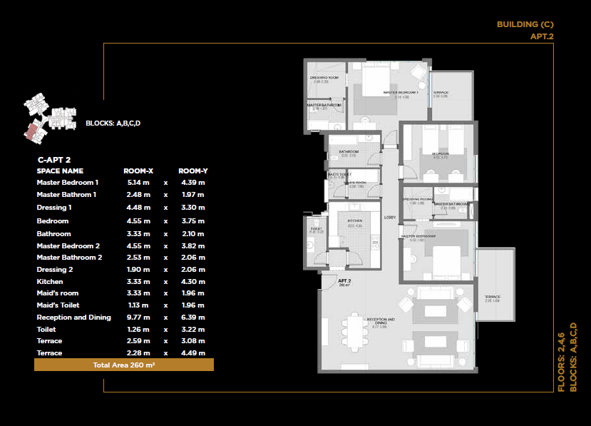 The Capitalway Phase 1 floor plan