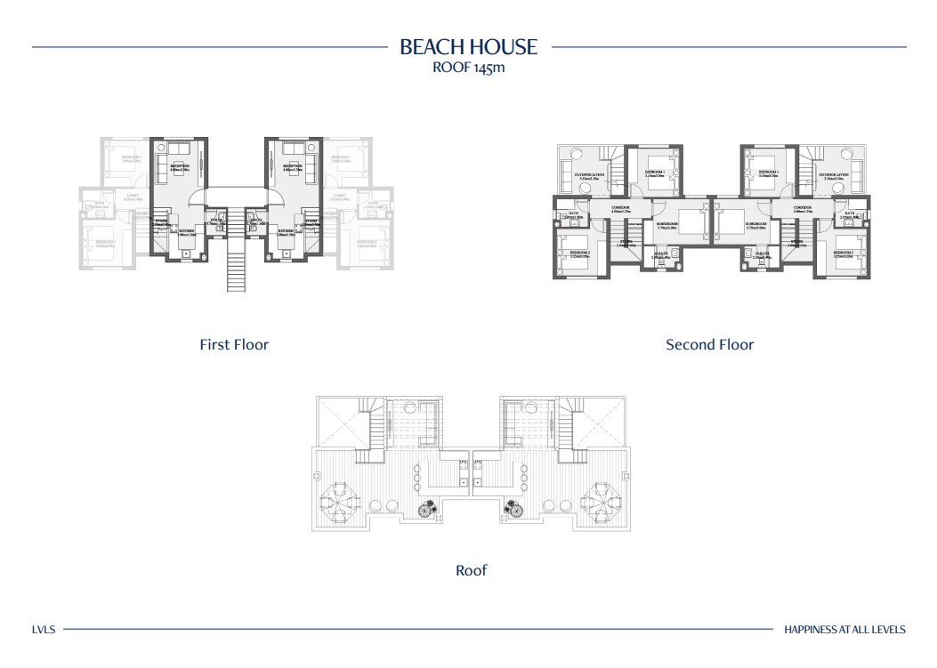 زا بيتش توب-ليفيلز floor plan