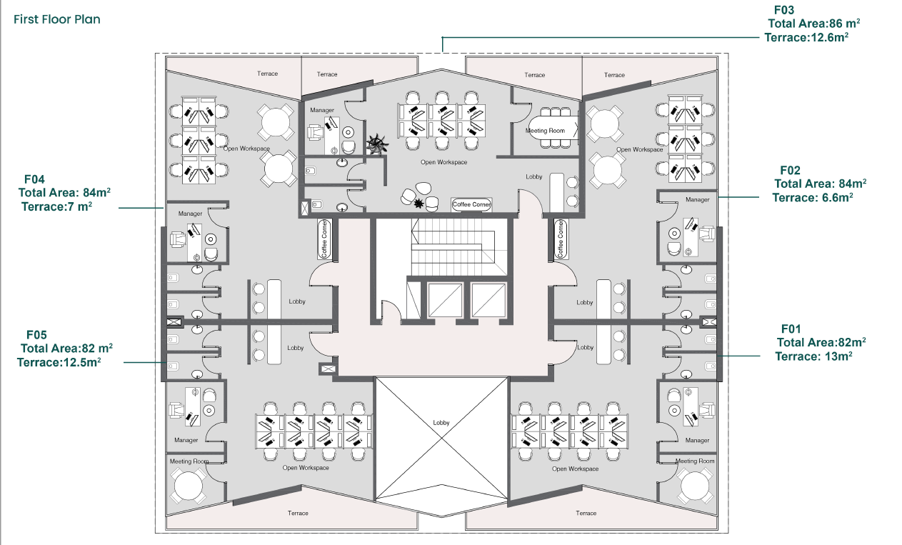 Floor Plan - كمبوند بيينج نيو زايد الشيخ زايد - Being New Zayed