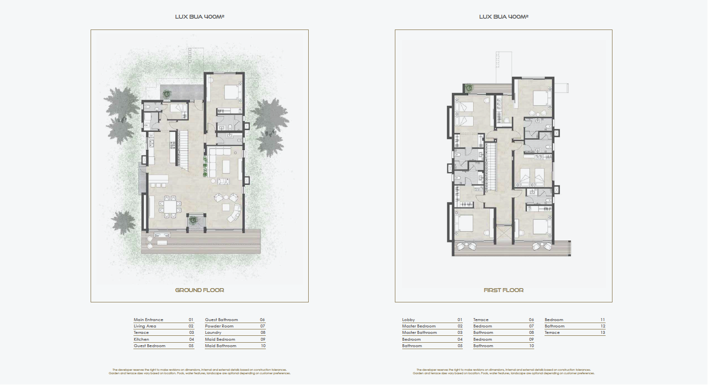 Floor Plan - قطامية كوست