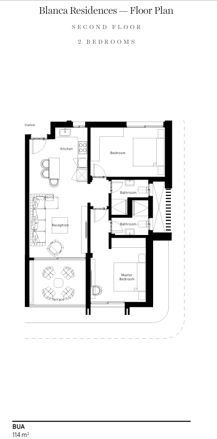 Floor Plan - Blanca in Somabay by Somabay