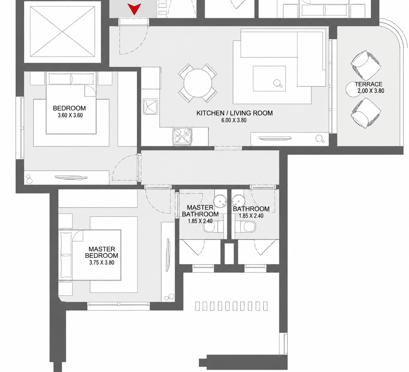 كلوب هيل floor plan