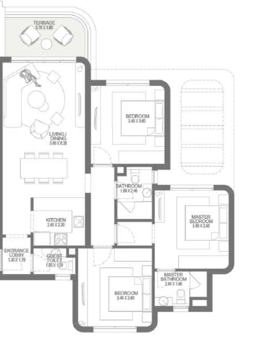 كلوب هيل floor plan