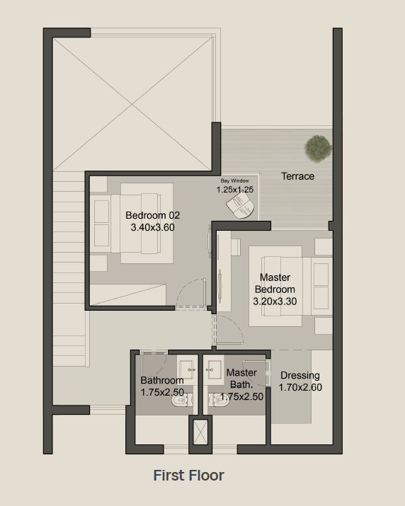 Floor Plan - هيلز اوف وان زايد الجديدة من بيبول اند بلاسيز