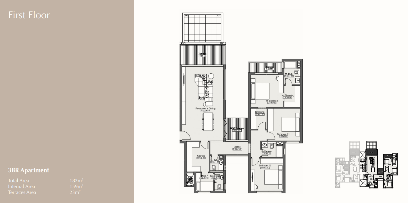 Floor Plan - هيلز اوف وان زايد الجديدة من بيبول اند بلاسيز