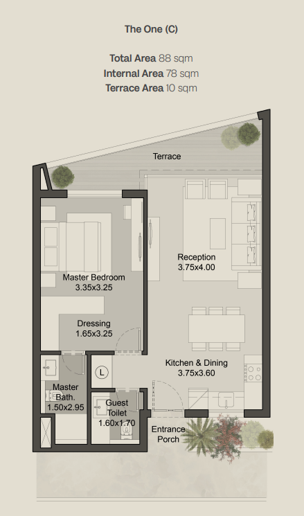Floor Plan - هيلز اوف وان زايد الجديدة من بيبول اند بلاسيز