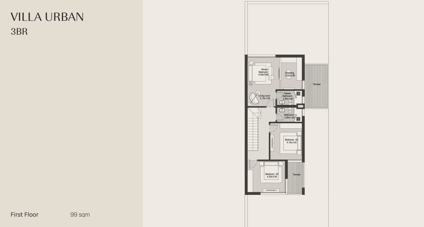Floor Plan - هيلز اوف وان زايد الجديدة من بيبول اند بلاسيز