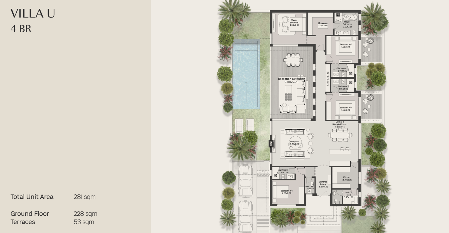 Floor Plan - هيلز اوف وان زايد الجديدة من بيبول اند بلاسيز