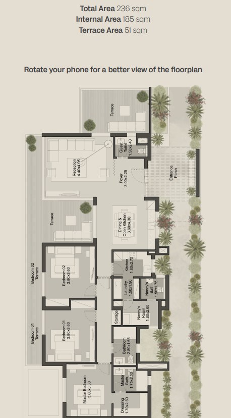 Floor Plan - هيلز اوف وان زايد الجديدة من بيبول اند بلاسيز