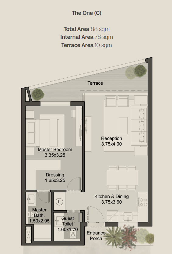 Floor Plan - هيلز اوف وان زايد الجديدة من بيبول اند بلاسيز