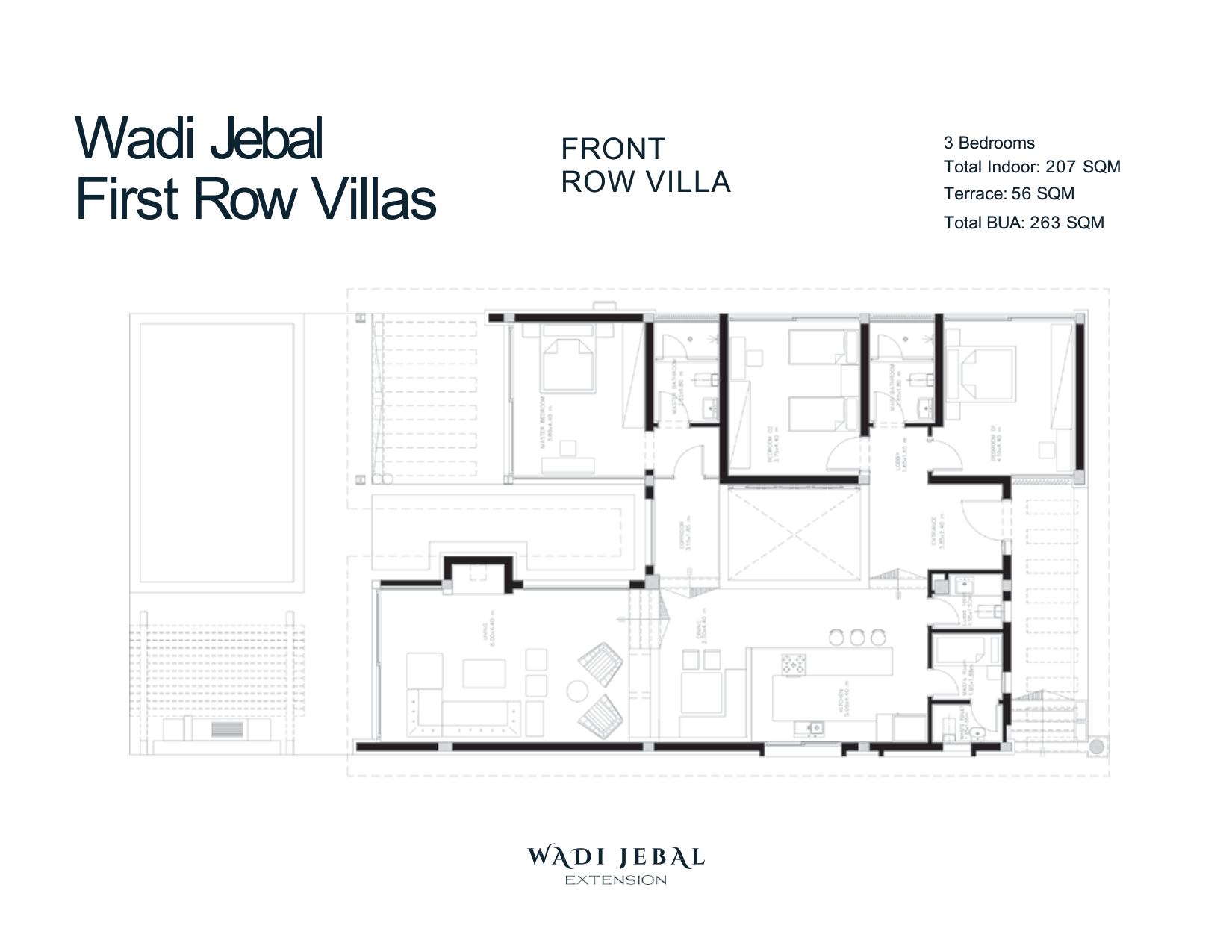 مخطط 1 - وادي جبال اكستنشن في سوماباي Wadi Jebal Extension in Somabay