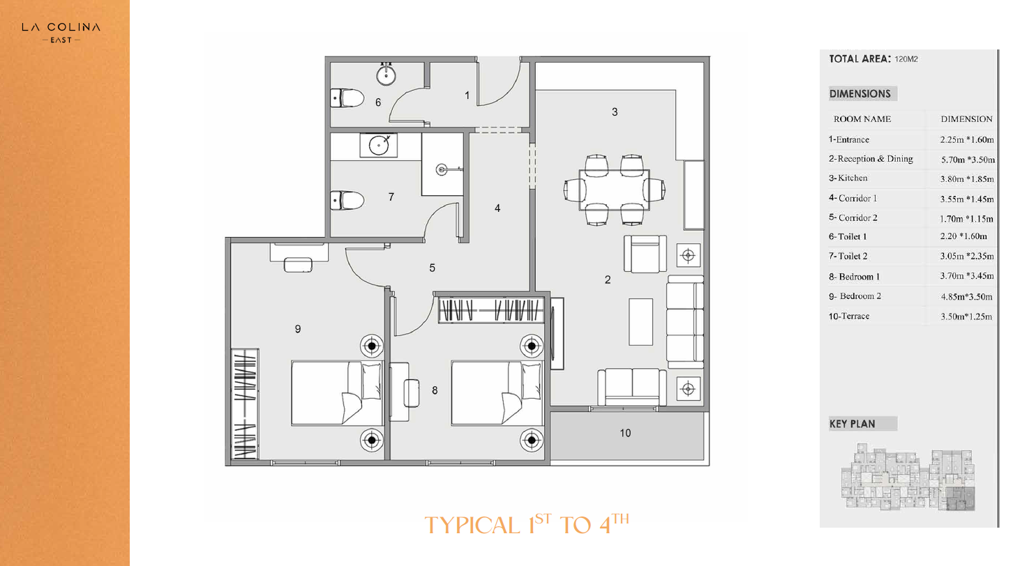 Floor Plan - كمبوند لاكولينا إيست التجمع الخامس